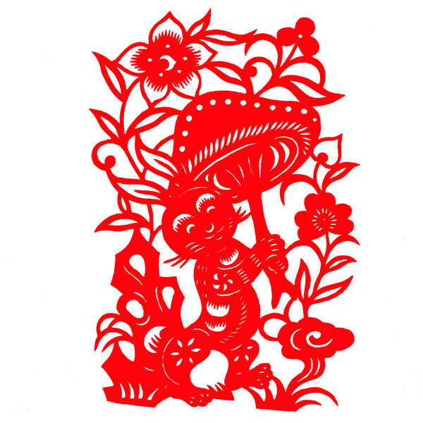 剪紙猴圖片