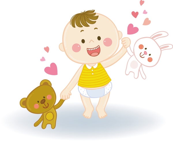 卡通人物兔子動(dòng)物素材
