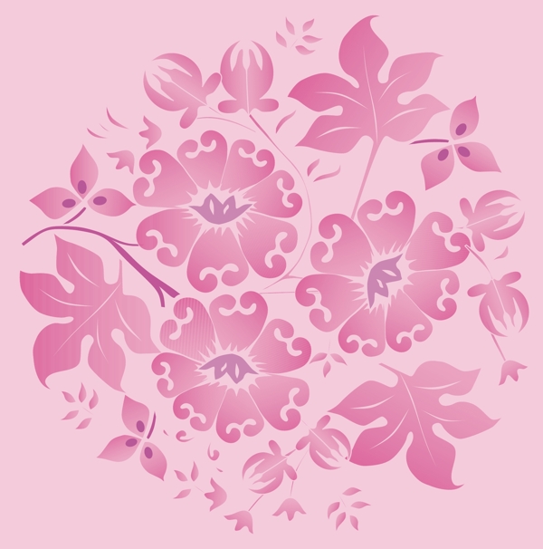 歐美花紋3622矢量EPS