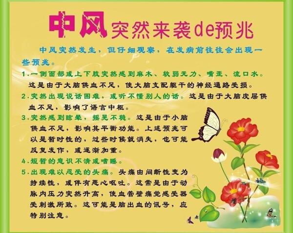 中風突然來襲的預兆圖片
