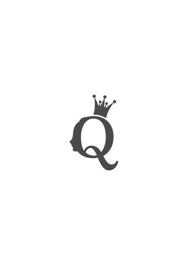 Q字母造型logo简约logo通用领域
