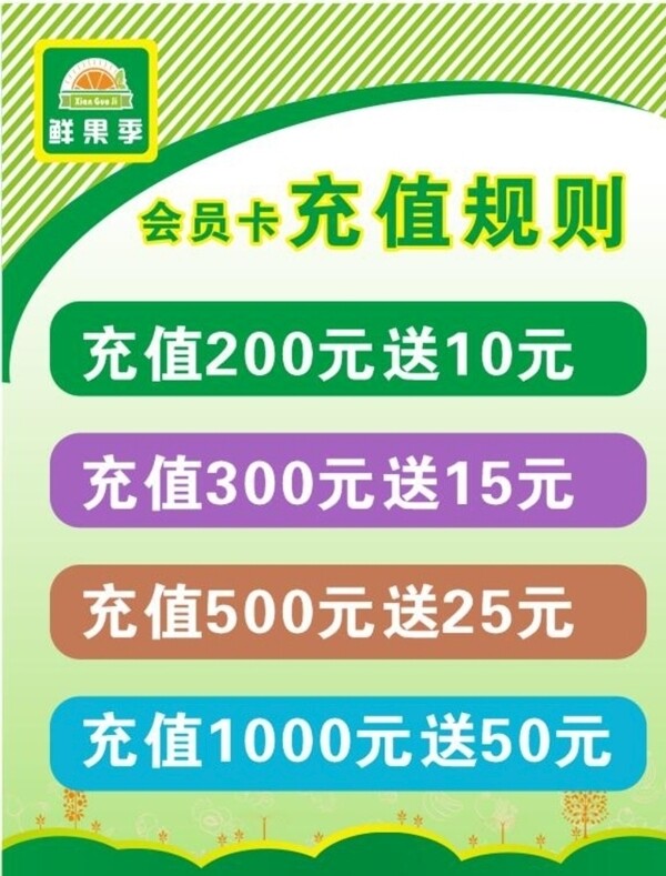 會員卡充值規(guī)則