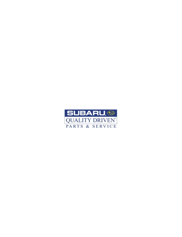 SubaruQualityDrivenPartsandServicelogo设计欣赏SubaruQualityDrivenPartsandService矢量名车logo