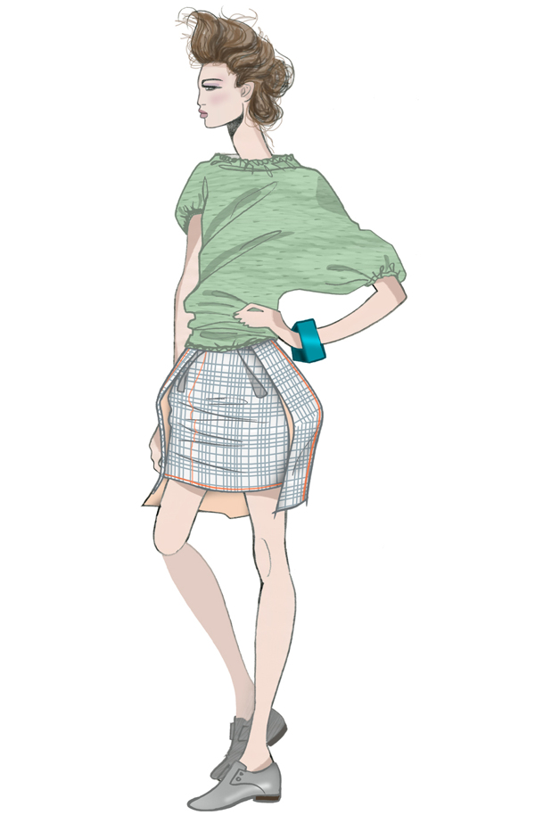 時(shí)尚女裝效果圖