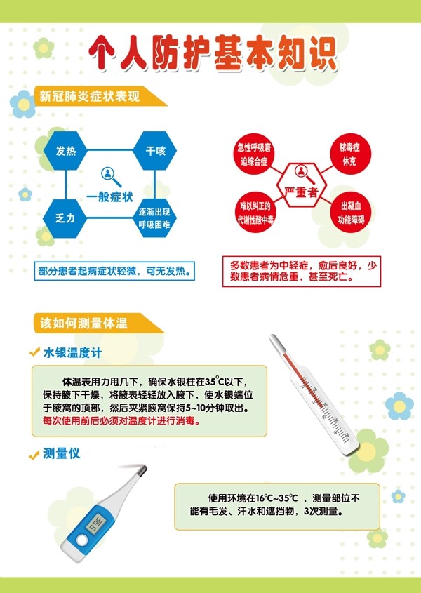 疫情防控展板
