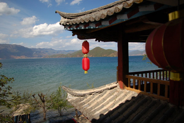 泸沽湖旅游景区图片素材