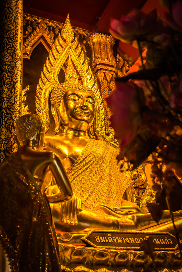 泰国寺庙金佛