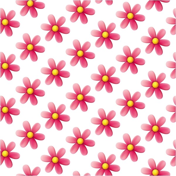 粉色花朵矢量图素材