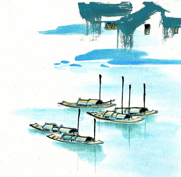 水墨山水畫(huà)