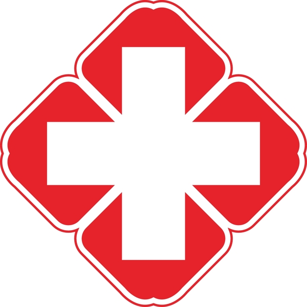 醫(yī)院AI矢量標(biāo)志圖LOGO
