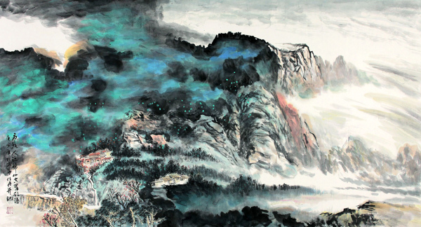春凝翠嶺圖片