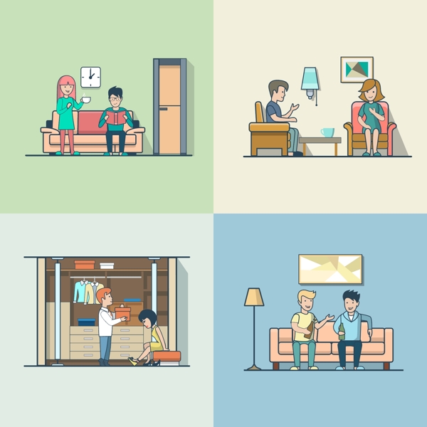 人物日常生活