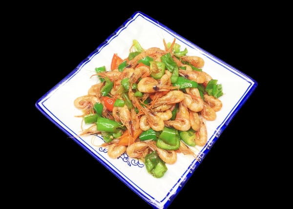 虾米炒青椒