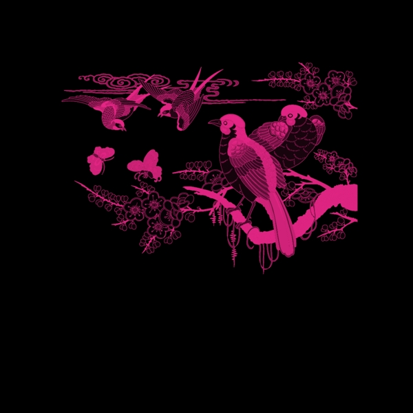 工筆畫花鳥