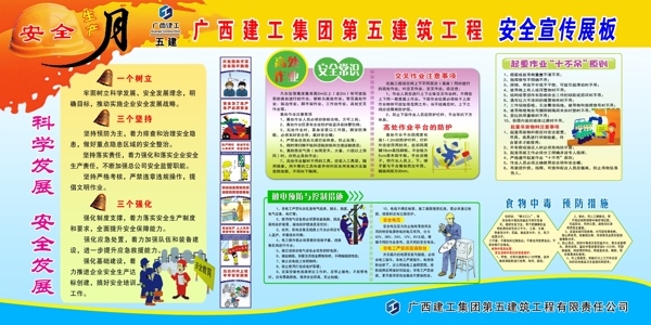 安全宣傳展板圖片