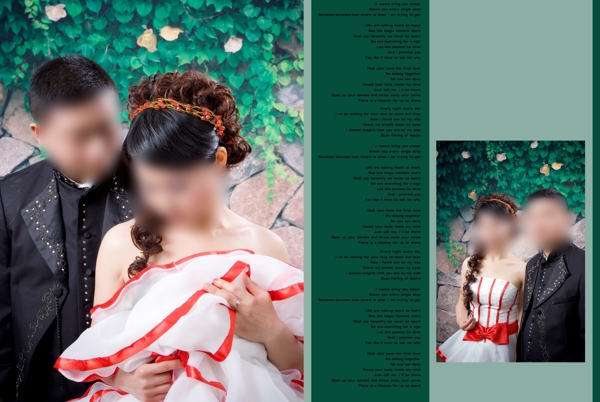 婚紗模板圖片