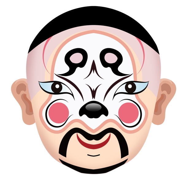 世界戏剧节传统京剧脸谱元素