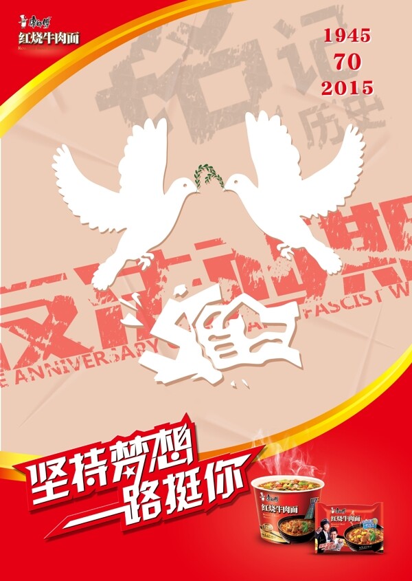 康師傅70周年反海報