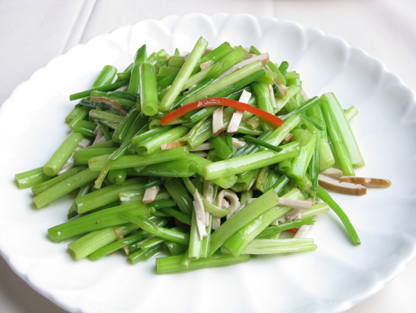 香干炒水芹圖片
