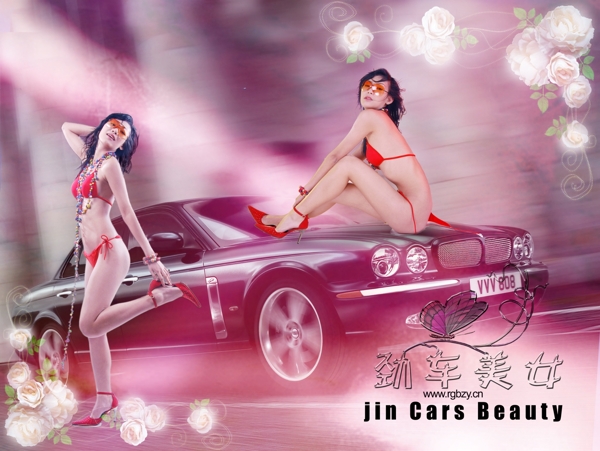 勁車美女07