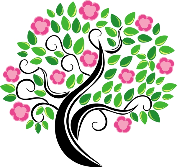 櫻花樹(shù)矢量