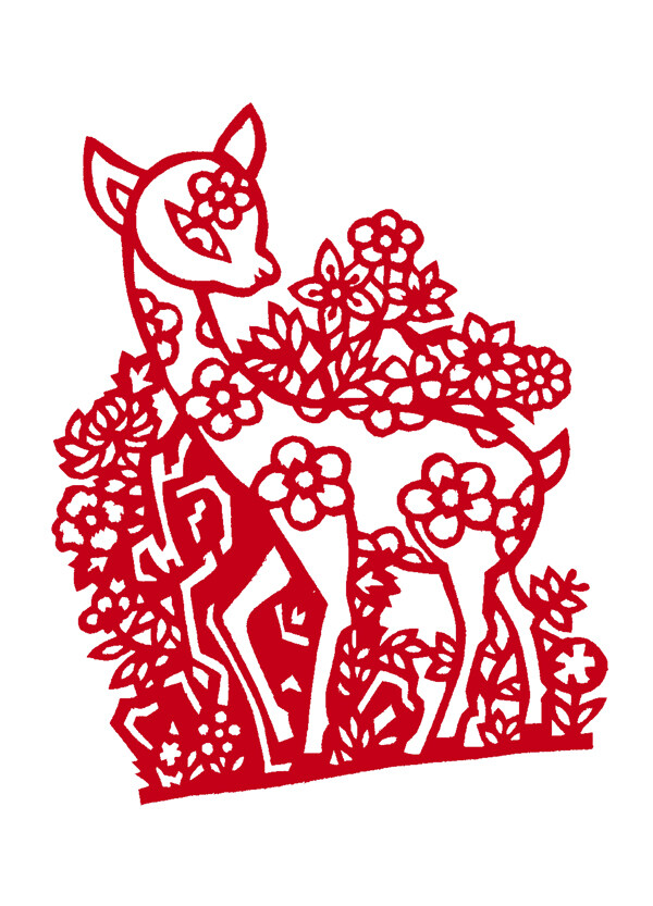 窗花剪紙民間美術(shù)0039