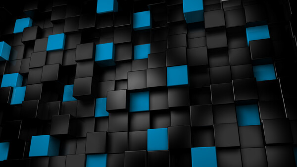 蓝黑方格背景素材图片