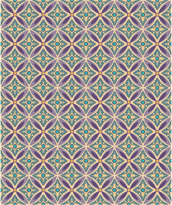 無(wú)縫古典花紋底紋圖片
