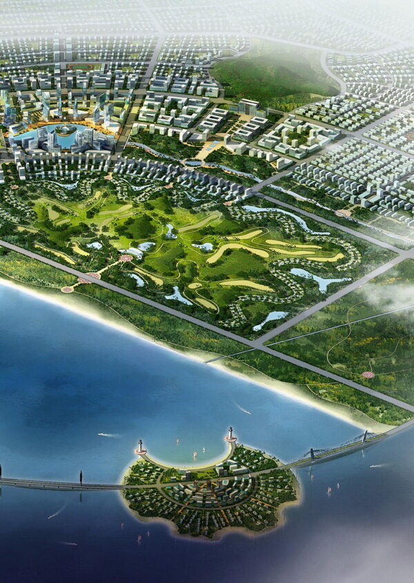 56.福建古雷半岛经济开发区总体总体城市设计及核心区详细设计
