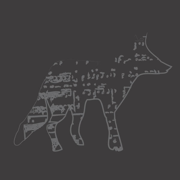 印花矢量圖動(dòng)物狼男裝素描免費(fèi)素材
