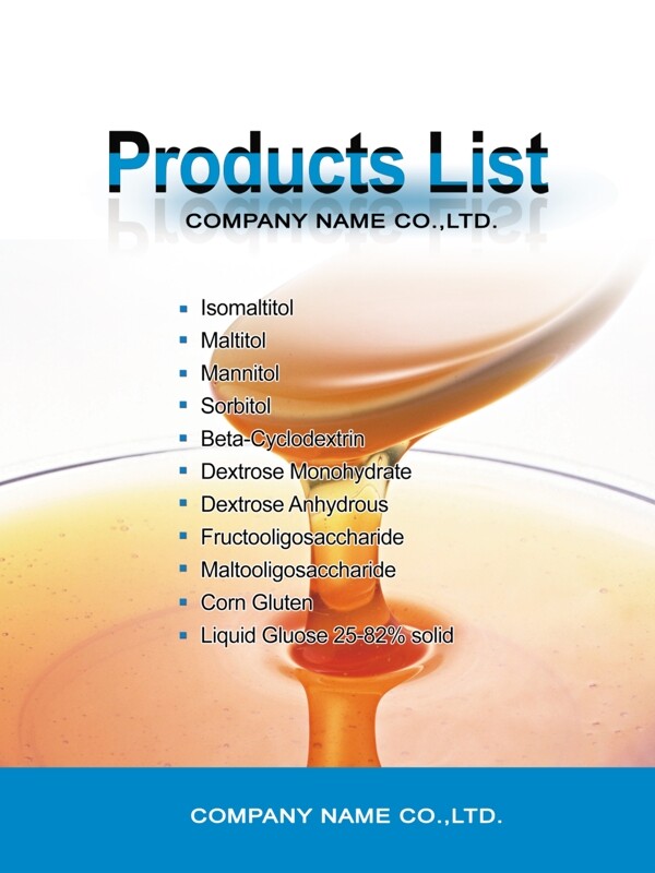 公司产品列表展示图板版式设计