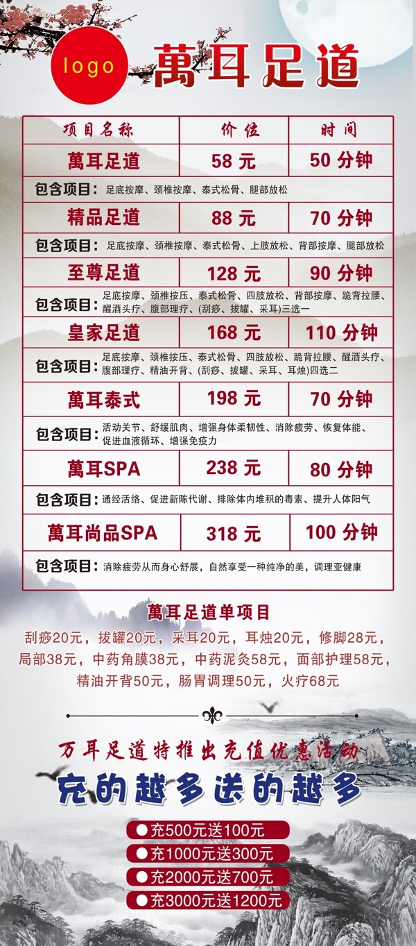 足道展架