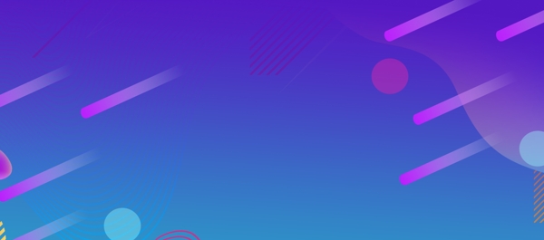 簡(jiǎn)約紫色漸變Banner背景
