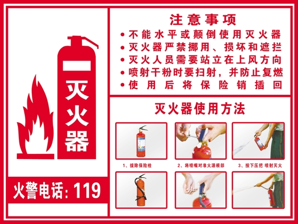 防火注意事項圖片