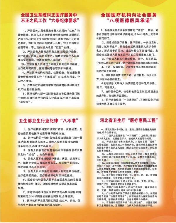 八不準(zhǔn)展板圖片