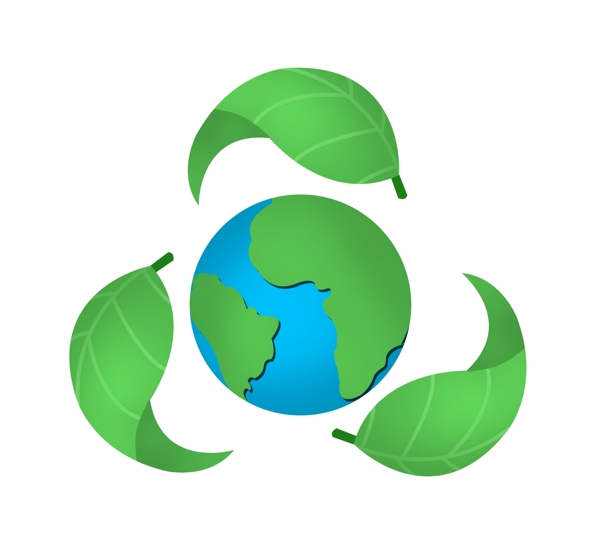 绿叶地球环保循环