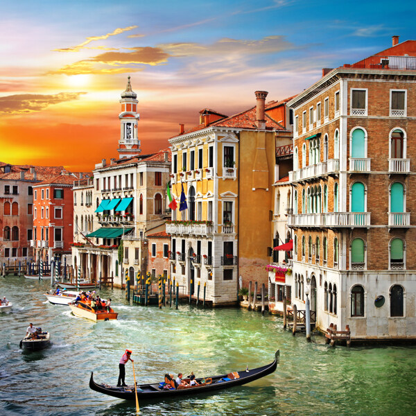 美丽水城威尼斯图片