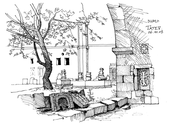 歐式建筑小院