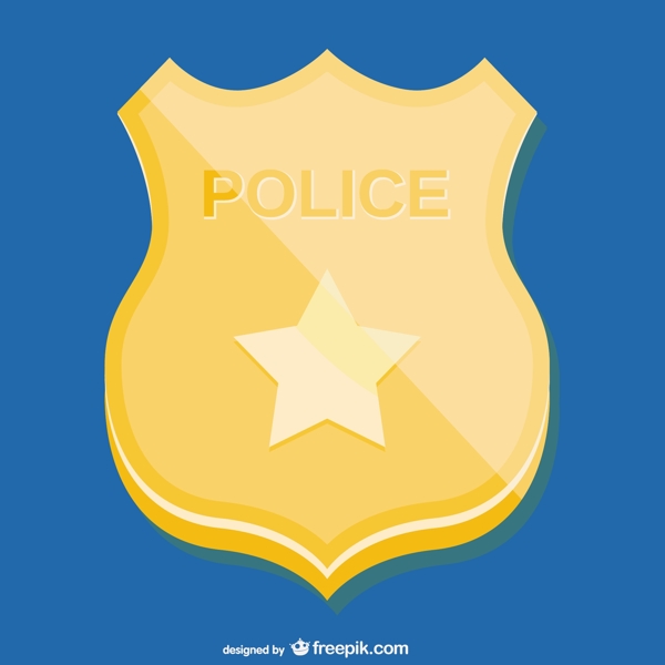 金色的警徽