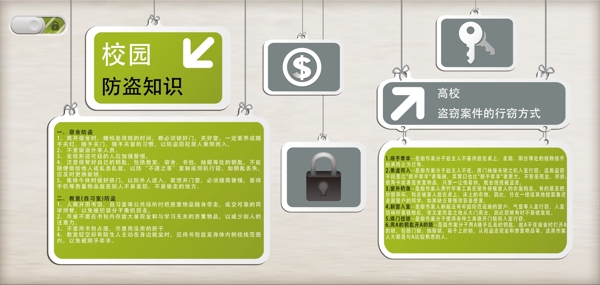 防盜宣傳欄