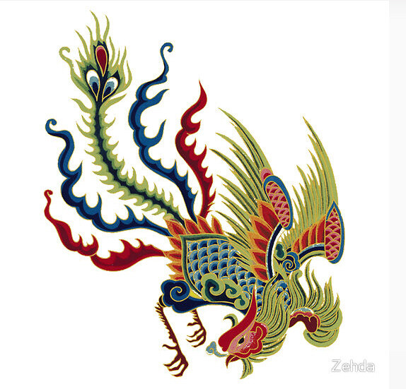 位圖動物鳳凰色彩彩色免費素材