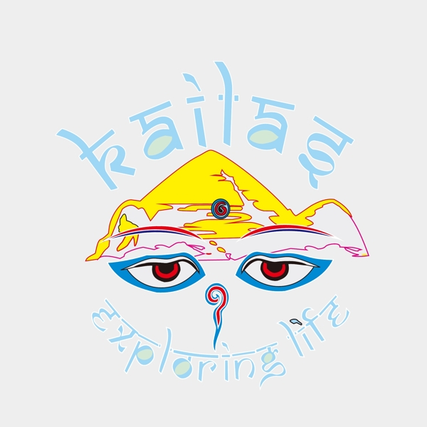 印花矢量圖人物人臉文字英文免費(fèi)素材