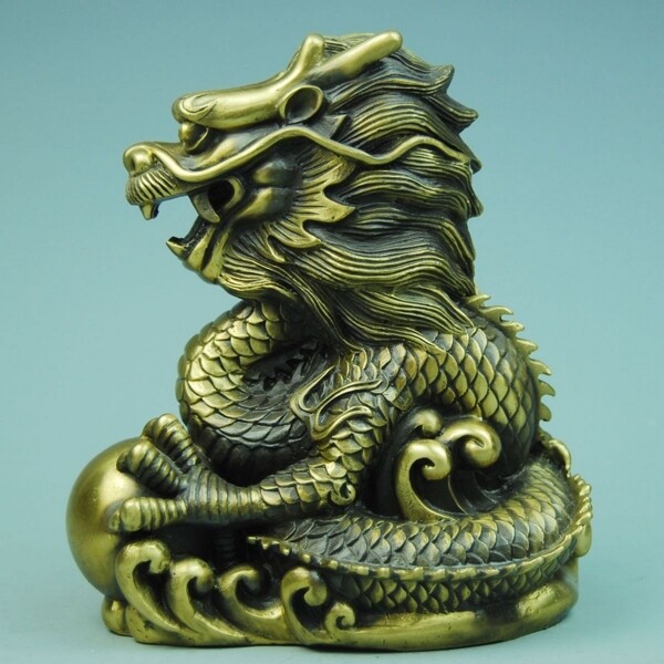 工藝品龍觀賞