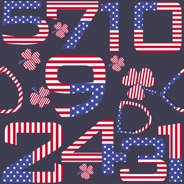 美國獨(dú)立日七月第四無縫模式