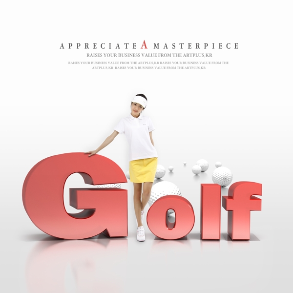 GOLF创意海报设计高尔夫海报设计