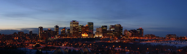 加拿大埃德蒙顿夜景图片