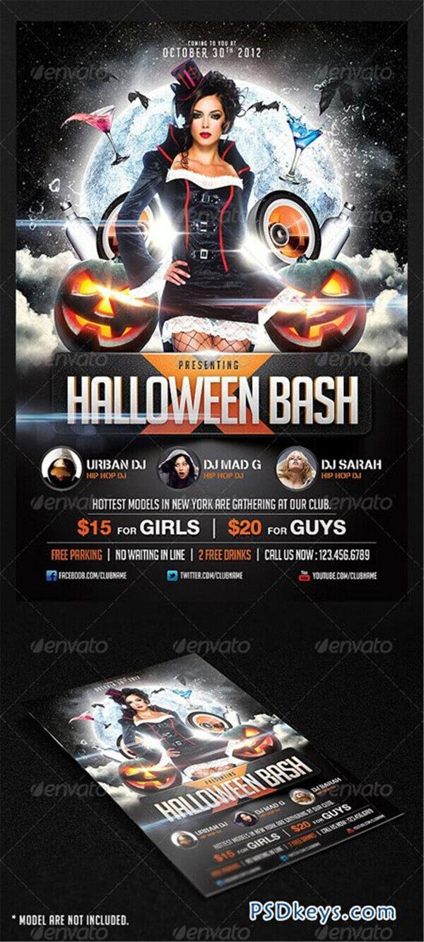 Halloweenbash創(chuàng)意海報下載