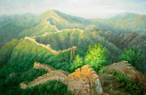 風(fēng)景區(qū)油畫圖片