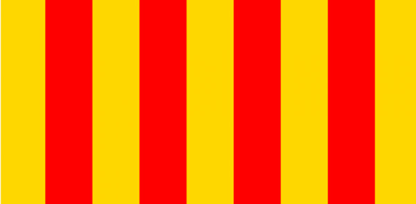 普罗旺斯地区旗帜矢量图像