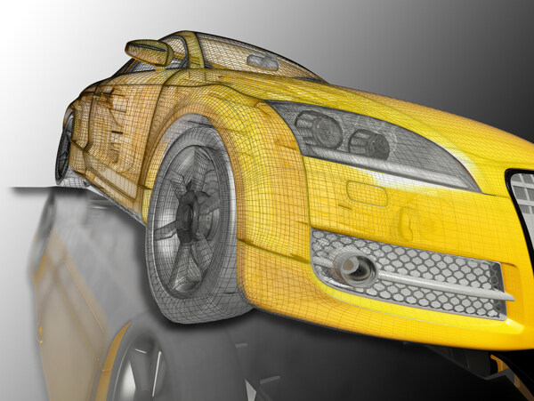 3D汽车模型设计图图片